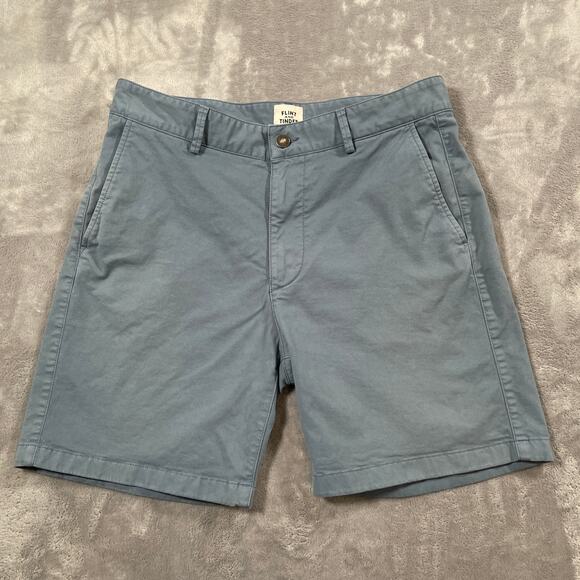 Flint Tinder Shorts Mens 32 Grey Blue Basic Classic Casual Everyday Outdoor - Picture 1 of 9